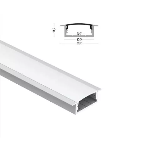 Warum ist ein rechteckiges LED -Aluminiumprofil für Streifenlichtinstallationen essentiell?